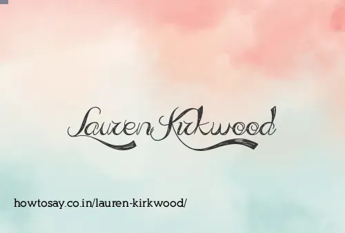 Lauren Kirkwood