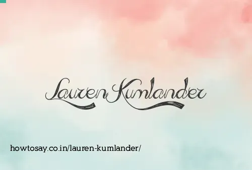 Lauren Kumlander