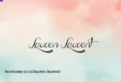 Lauren Laurent