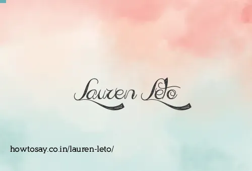 Lauren Leto