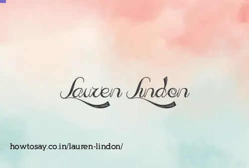 Lauren Lindon