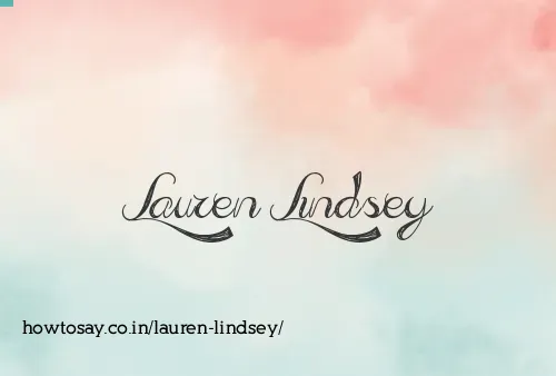 Lauren Lindsey