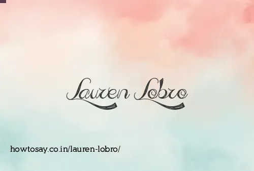 Lauren Lobro
