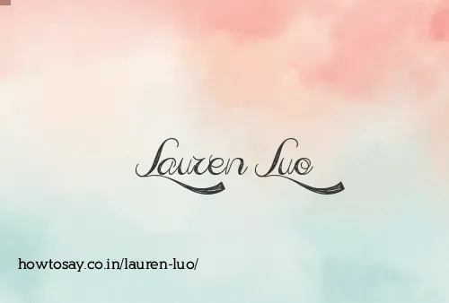 Lauren Luo