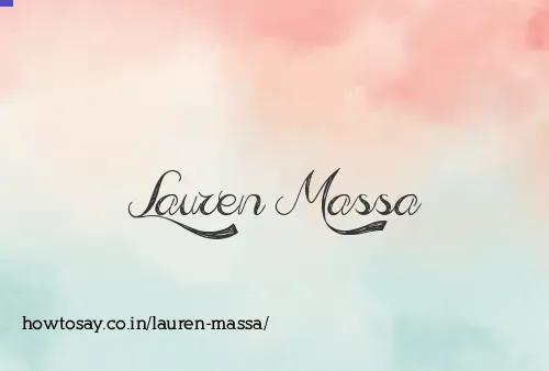 Lauren Massa