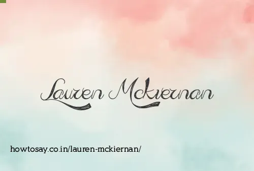 Lauren Mckiernan
