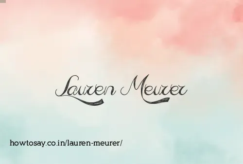 Lauren Meurer