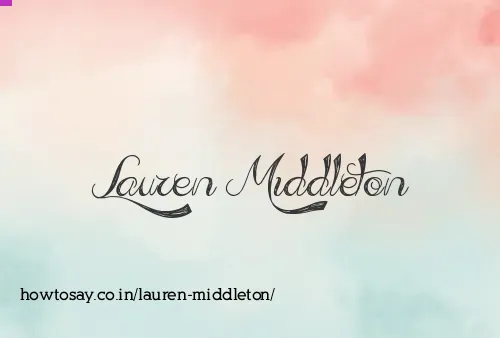 Lauren Middleton
