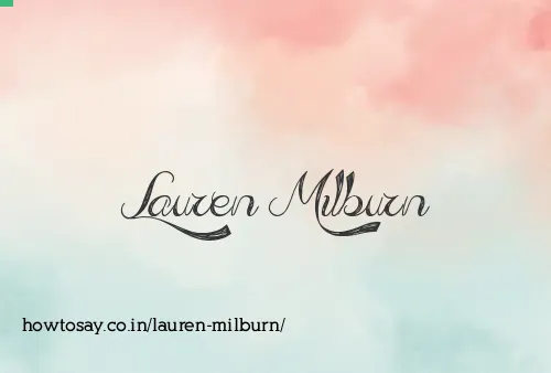 Lauren Milburn