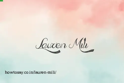 Lauren Mili