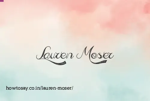 Lauren Moser