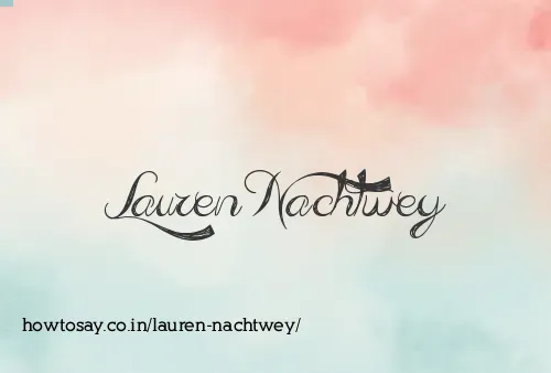 Lauren Nachtwey