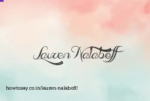 Lauren Nalaboff