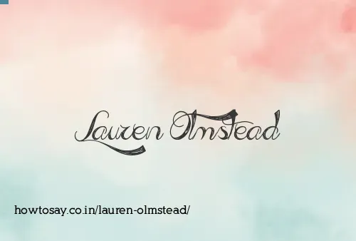 Lauren Olmstead