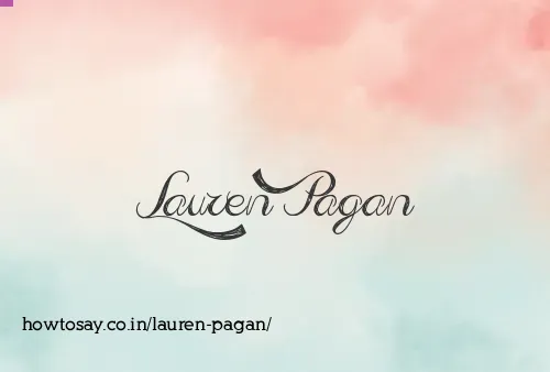 Lauren Pagan