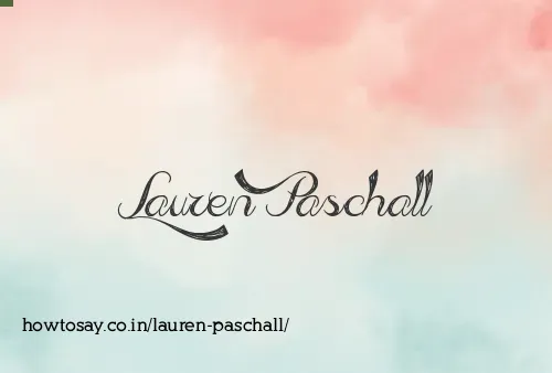 Lauren Paschall
