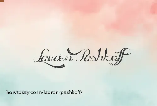 Lauren Pashkoff