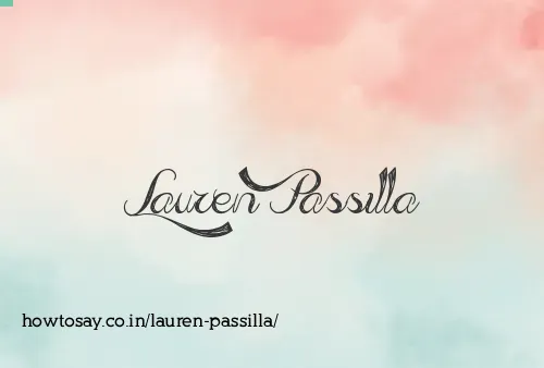 Lauren Passilla