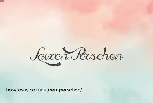 Lauren Perschon