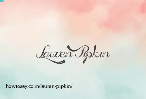 Lauren Pipkin