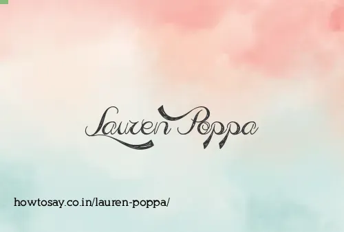 Lauren Poppa