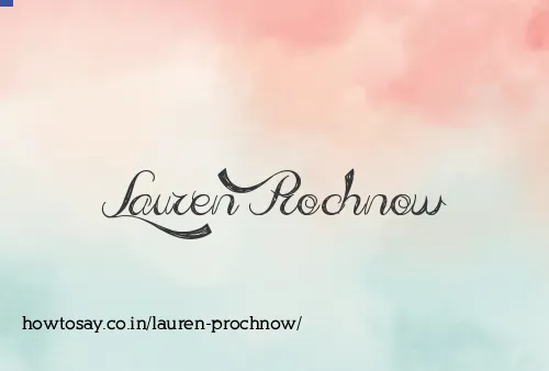 Lauren Prochnow