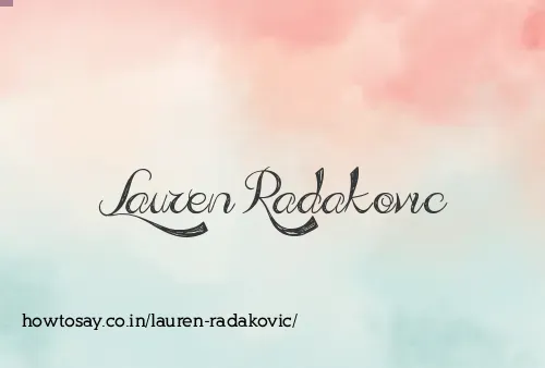 Lauren Radakovic