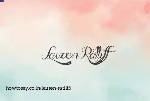 Lauren Ratliff
