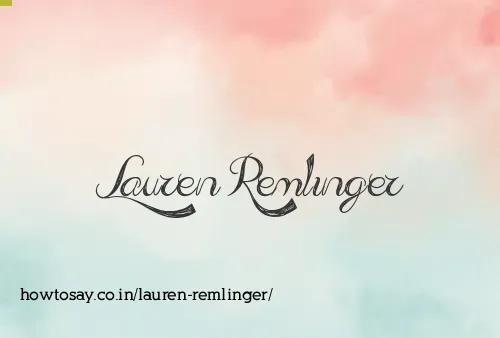 Lauren Remlinger