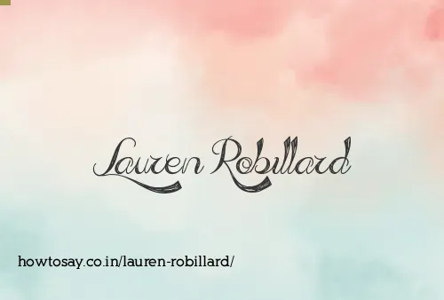 Lauren Robillard