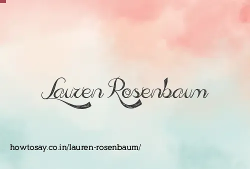 Lauren Rosenbaum