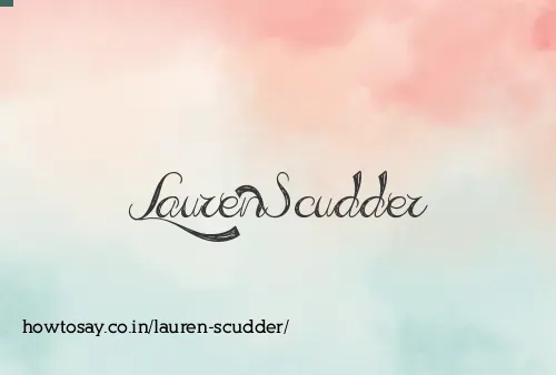 Lauren Scudder