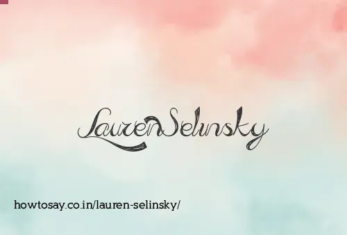 Lauren Selinsky