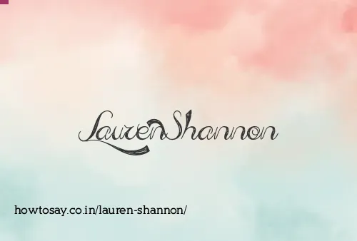 Lauren Shannon