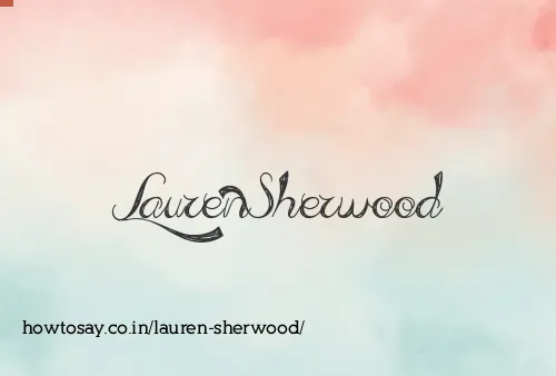 Lauren Sherwood