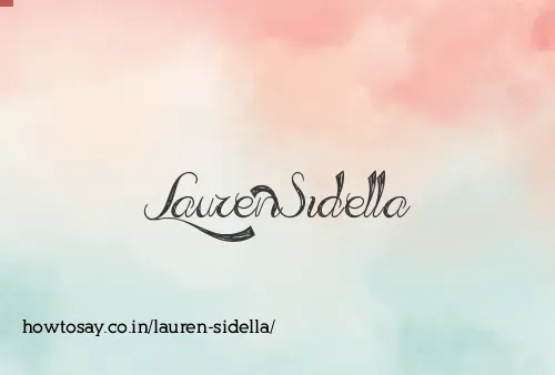 Lauren Sidella