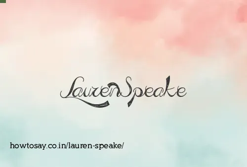 Lauren Speake