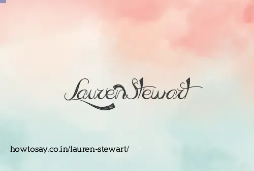 Lauren Stewart