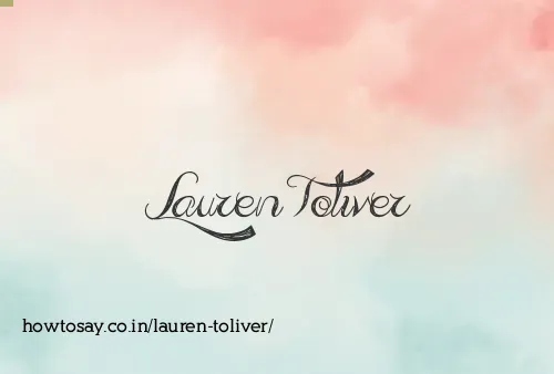 Lauren Toliver