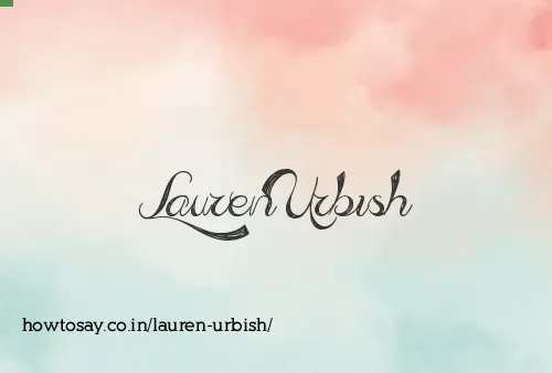 Lauren Urbish