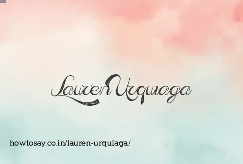 Lauren Urquiaga