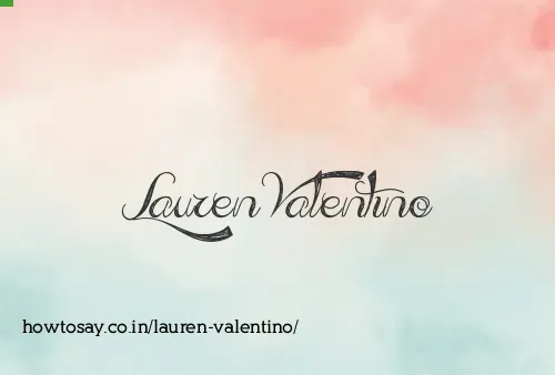 Lauren Valentino