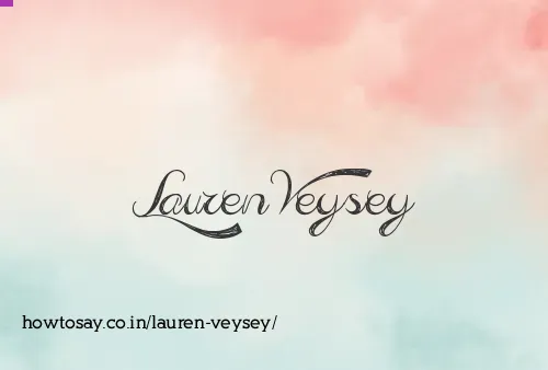Lauren Veysey