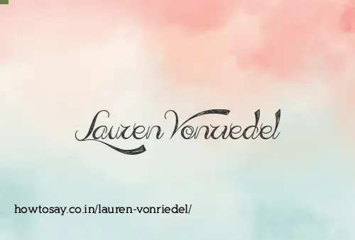 Lauren Vonriedel