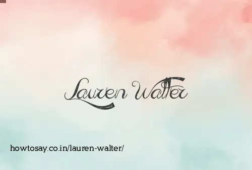 Lauren Walter