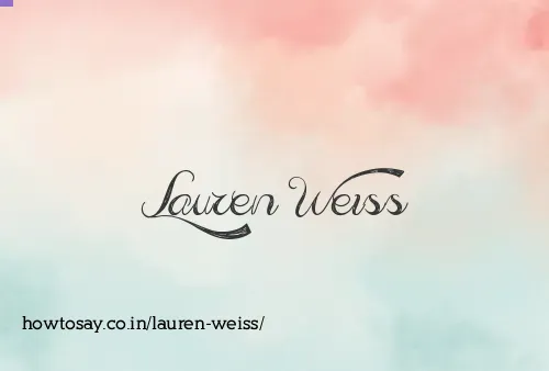 Lauren Weiss