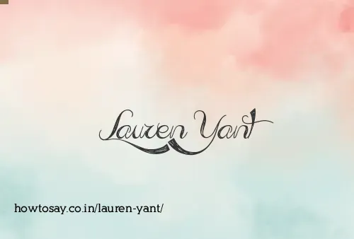 Lauren Yant