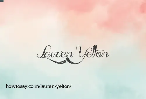 Lauren Yelton