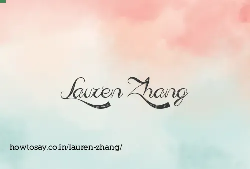 Lauren Zhang