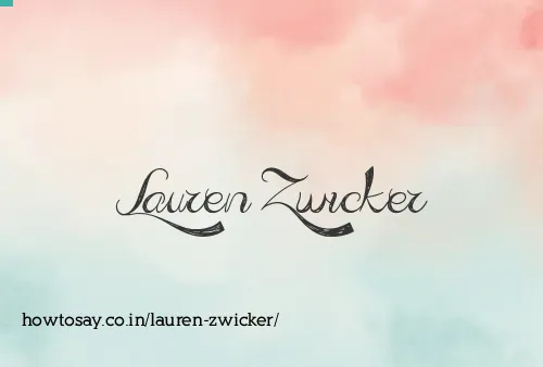 Lauren Zwicker